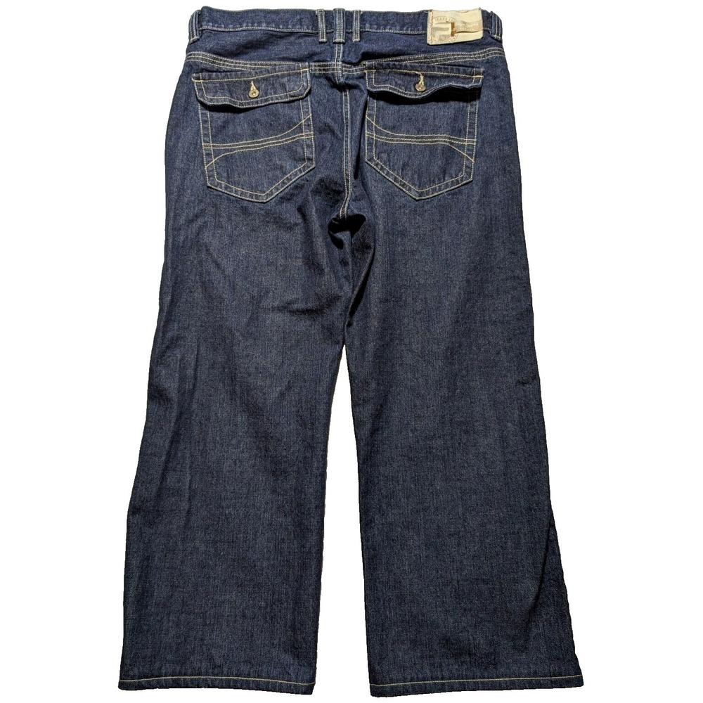 PEPE JEANS LONDON Men 38X27 Blue Flap Pockets Denim Jeans